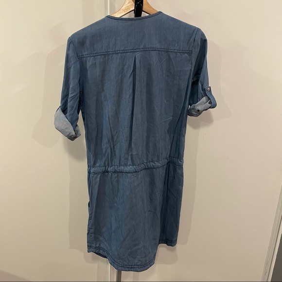 Trina Turk Lyocell Cotton Denim Button Up Dress - Picture 3 of 9